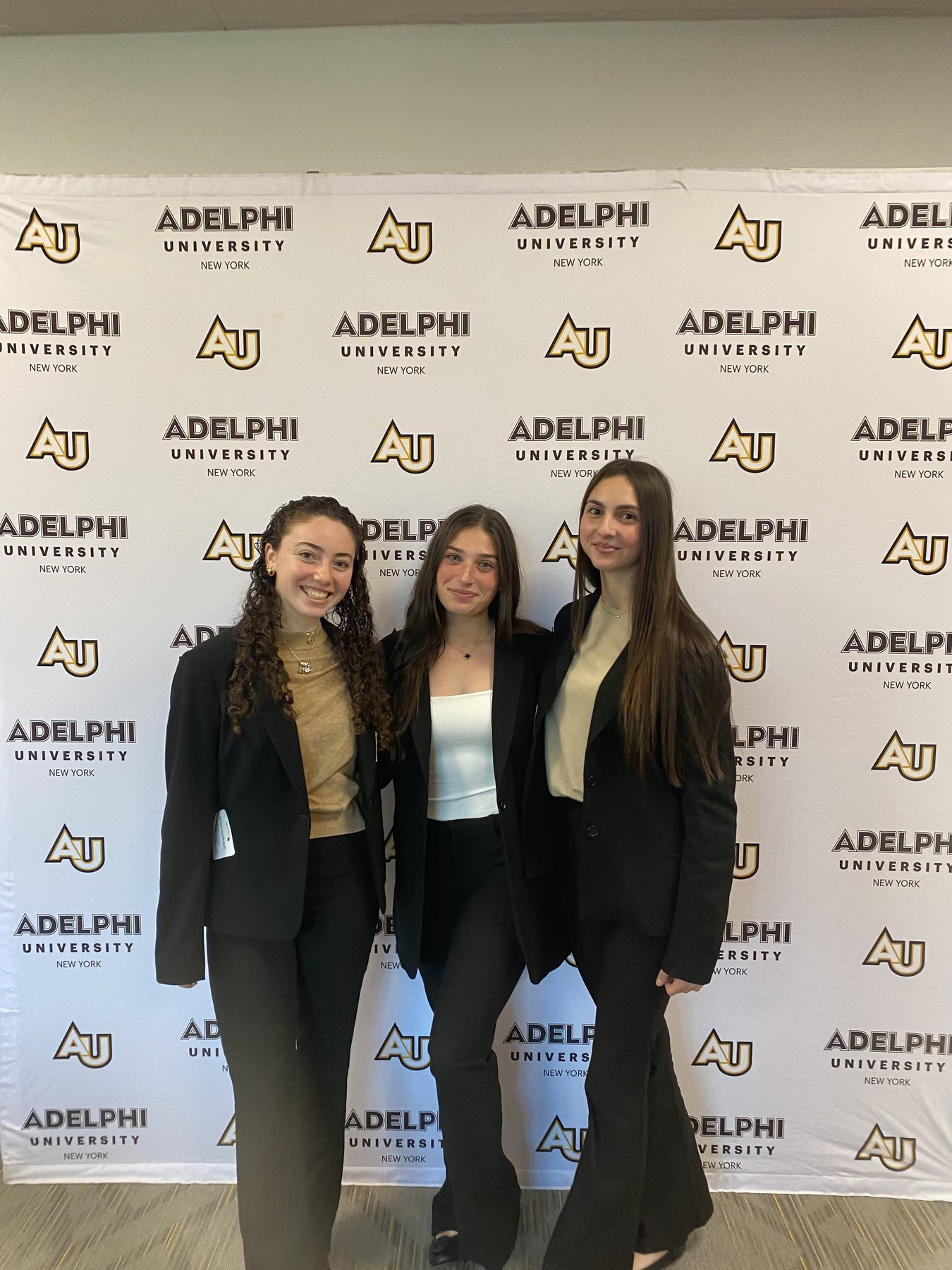 Gabriela with teammates at a Virtual Enterprise competition